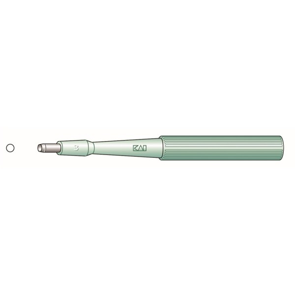 KAI 3.0mm Diameter Sterile Single Use Biopsy Punch (Box of 20) (BP-30F) 