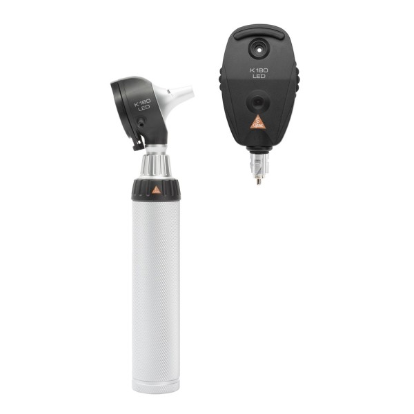 Heine K180 Set LED 2.5V - K180 LED Ophthalmoscope + K180 LED F.O. Otoscope + BETA Battery Handle (A-279.10.118)