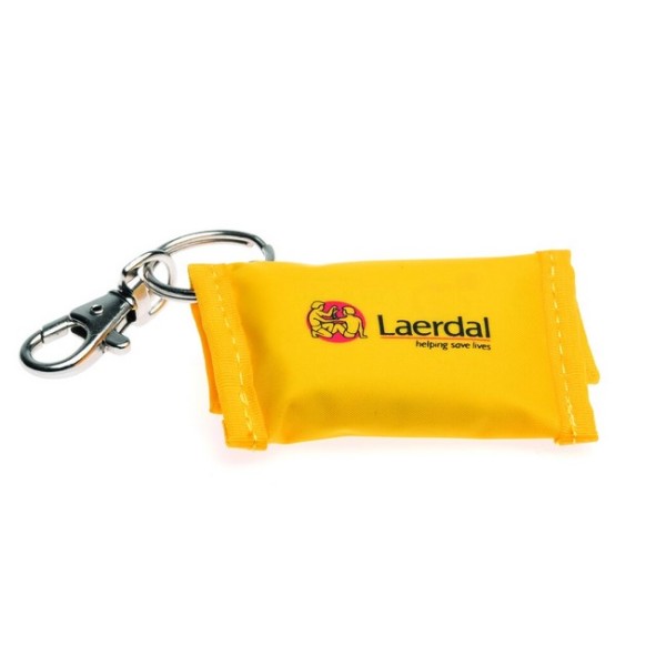 Laerdal Keyring With Face Shield Yellow (Pack of 25) (460008)