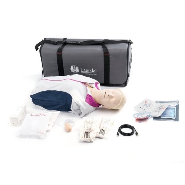 Laerdal Resusci Anne QCPR AED Torso with Carry Bag (173-00160)