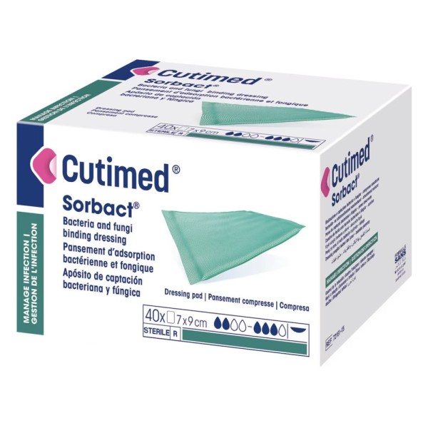 Cutimed Sorbact Dressing Pads 10cm x 10cm (Pack of 5)