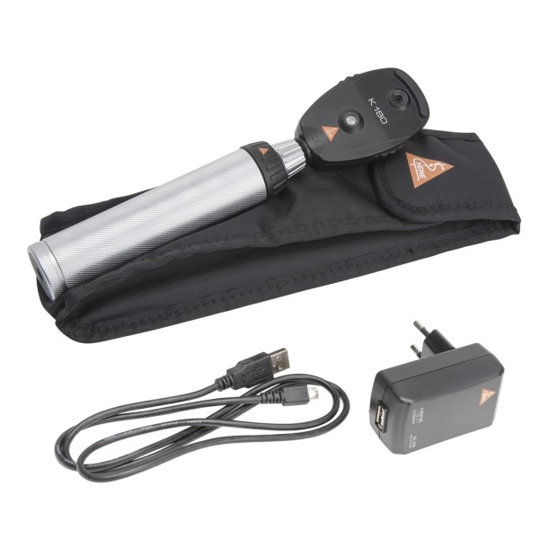 Heine K180 Ophthalmoscope XHL Set 3.5V - BETA4 USB Rechargeable Handle + Aperture wheel 2 (C-183.27.388)