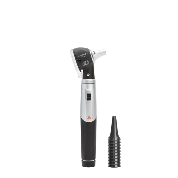 Heine Mini 3000 F.O Otoscope Kit 2.5V - Battery Handle + AllSpec Disposable Tips (D-001.70.110)