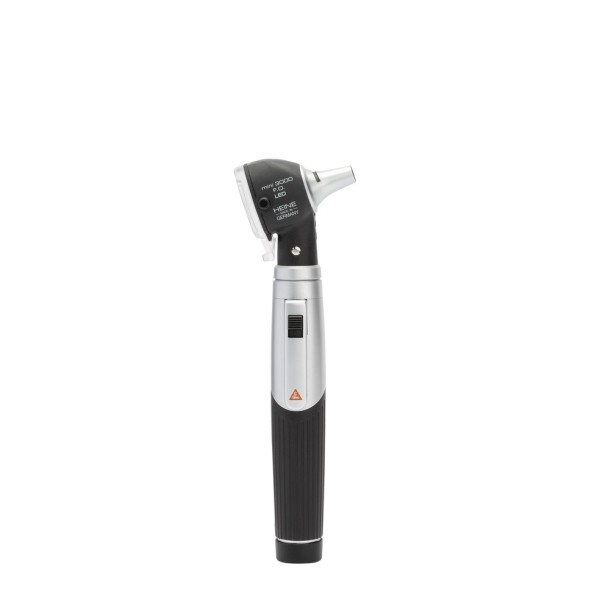 Heine Mini 3000 LED F.O. Otoscope Kit - Battery Handle + AllSpec Disposable Tips (D-008.70.110)