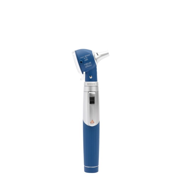 Heine Mini 3000 LED F.O. Otoscope Kit - Battery Handle + Reusable Tips + AllSpec Disposable Tips (D-008.70.120)