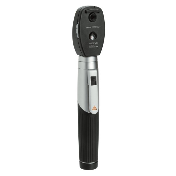 Heine Mini 3000 LED Ophthalmoscope Kit - Battery Handle + Batteries (D-008.71.120)