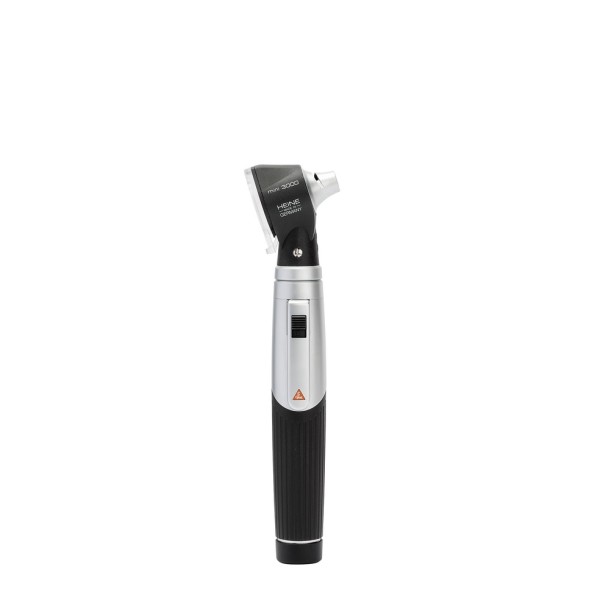 Heine Mini 3000 Otoscope Kit 2.5V - Battery Handle + Reusable Tips + AllSpec Disposable Tips (D-001.70.220)