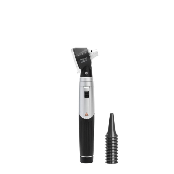 Heine Mini 3000 Otoscope Kit 2.5V - Battery Handle + AllSpec Disposable Tips (D-001.70.210)