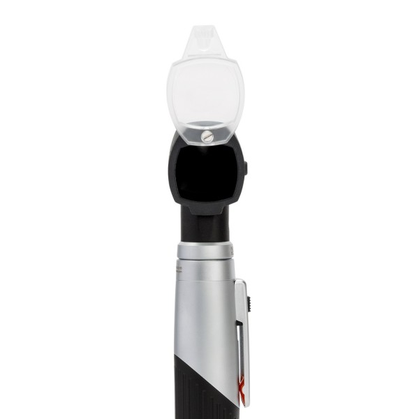 Heine Mini 3000 F.O Otoscope Kit 2.5V - Battery Handle + Reusable Tips + AllSpec Disposable Tips (D-001.70.120)