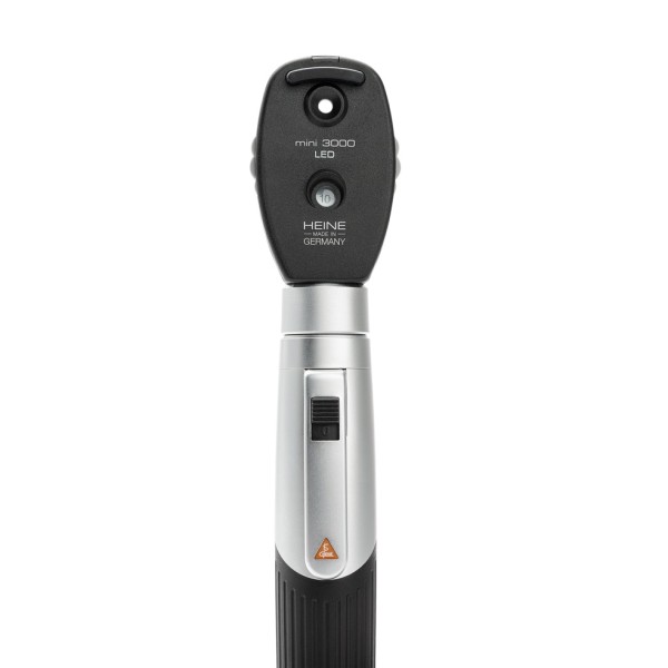 Heine Mini 3000 Set LED - Ophthalmoscope + Otoscope (F.O.) + 2 Rechargeable Handles (D-860.11.022)