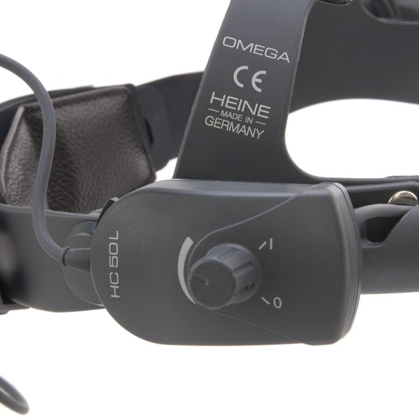 Heine OMEGA 500 LED Binocular Indirect Ophthalmoscope Kit - Plug in transformer (C-008.33.531)