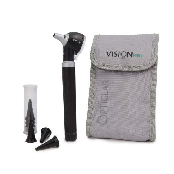 Opticlar VisionMed P2 True Tone Led Fibre Optic Otoscope with Battery Handle - Single Handle (100.010.022)