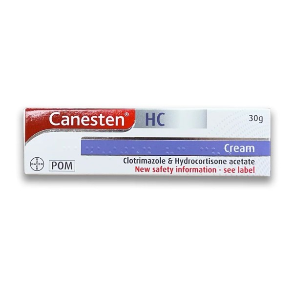 Canesten HC Cream (Clotrimazole / Hydrocortisone) 30g Tube