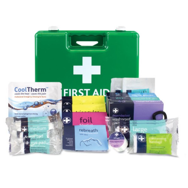 Reliance BS8599-1:2019 Small Workplace First Aid Kit in Green Sorrento Box (RL3270)