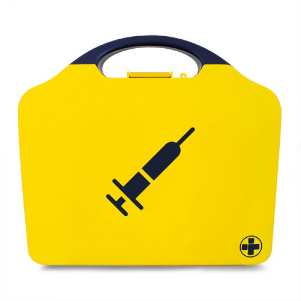 Reliance Biohazard Sharps Kit - 5 Single Applications in Large Yellow Aura3 Box (RL988)