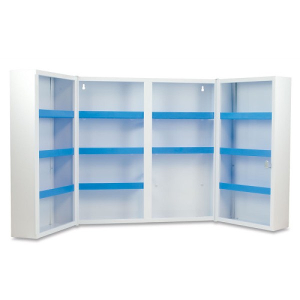 Reliance Budapest Double Metal First Aid Cabinet with Lock 53 x 53 x 19cm (RL215)