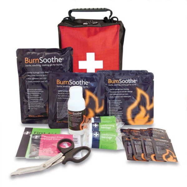 Reliance Burns First Aid Kit in Red Stockholm Bag (RL142)