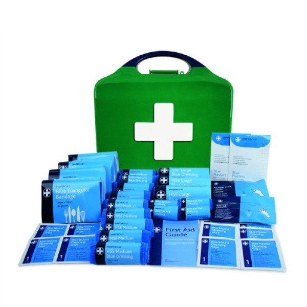 Reliance Masterchef Catering HSE 20 Person First Aid Kit in Medium Green Aura3 Box (RL186)