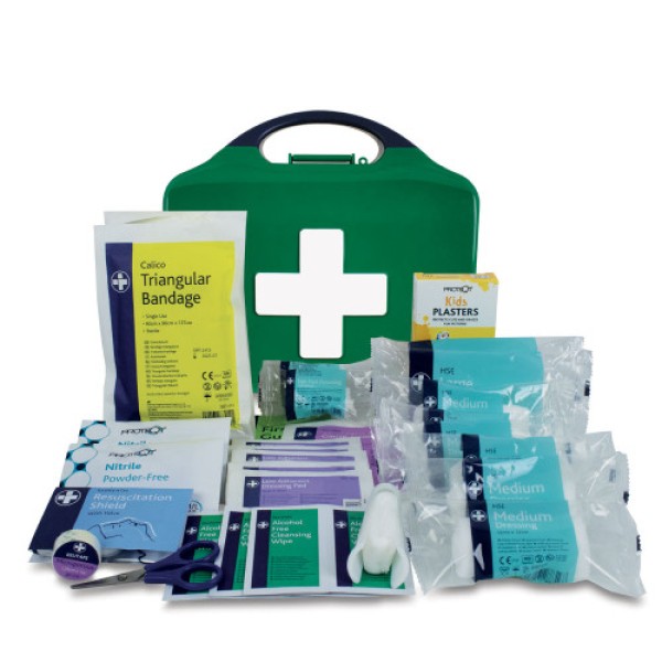 Reliance Child Care Medium First Aid Kit in Green Aura3 Box (RL160)