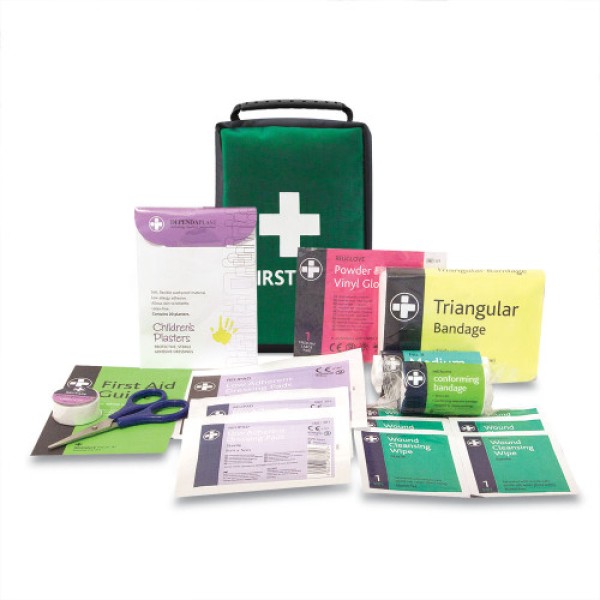 Reliance Childrens First Aid Kit in Green Helsinki Bag (RL153)