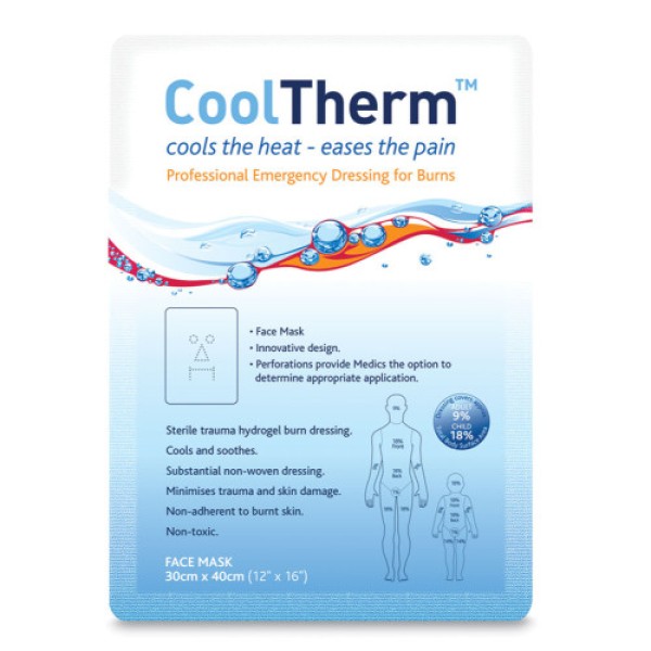 Reliance CoolTherm Dual Purpose Face Mask Dressing 30cm x 40cm (Box of 5) (RL5925)