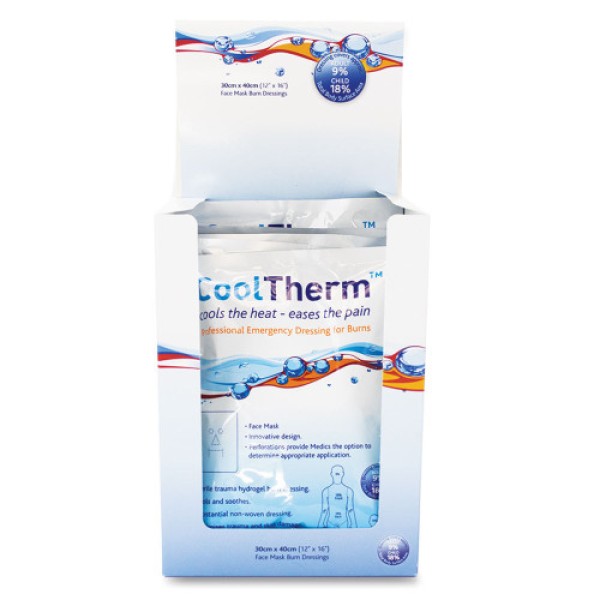 Reliance CoolTherm Dual Purpose Face Mask Dressing 30cm x 40cm (Box of 5) (RL5925)