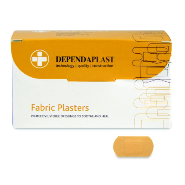 Reliance Dependaplast Fabric Plasters Sterile 4cm x 2cm (Box of 100) (RL509)