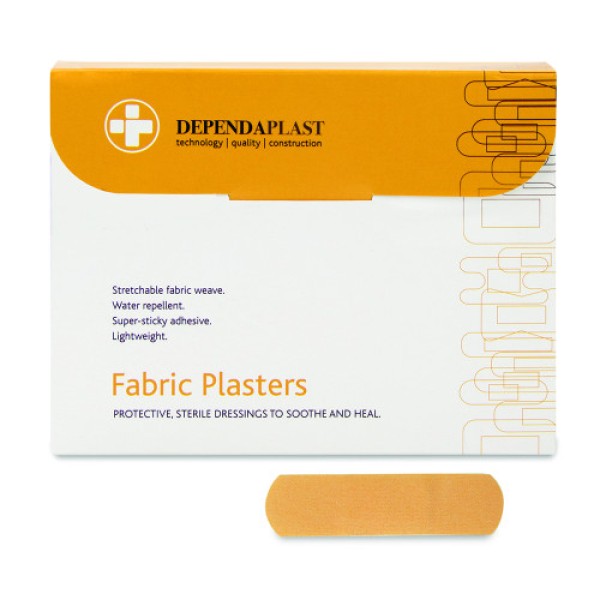 Reliance Dependaplast Fabric Plasters Sterile 7cm x 2cm (Box of 100) (RL513)