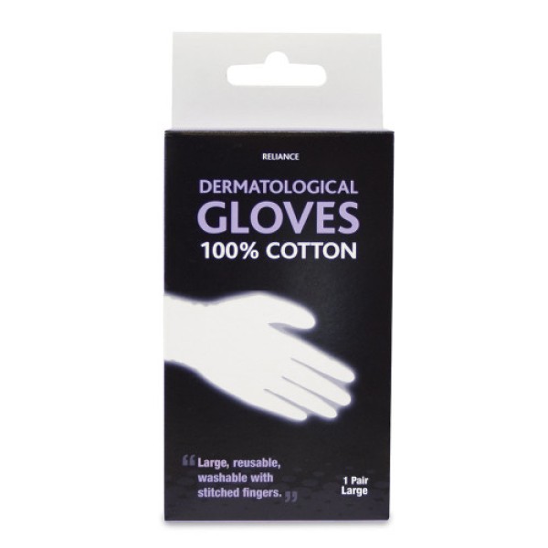 Reliance Dermatological Cotton Gloves Large (RL707)