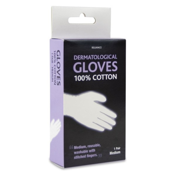 Reliance Dermotological Cotton Gloves Medium (RL706)