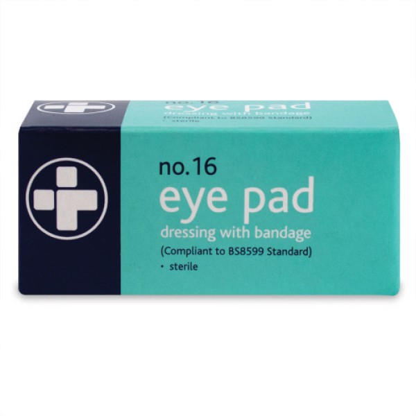 Reliance Eye Pad Dressing, No.16 Boxed, Sterile (RL323)