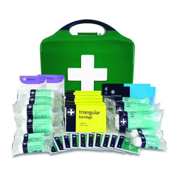 Reliance HSE 20 Person First Aid Kit in Medium Green Aura3 Box (RL113)