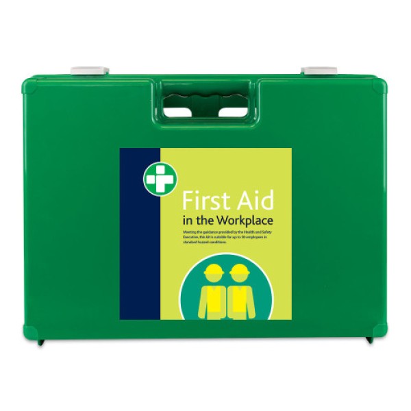 Reliance HSE 50 Person Executive First Aid Kit in Green Milano Box (RL117)