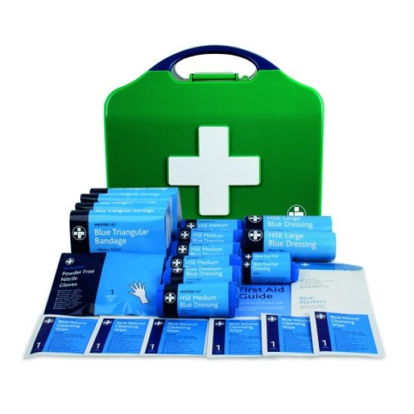 Reliance Masterchef Catering HSE 10 Person First Aid Kit in Small Green Aura3 Box (RL178)