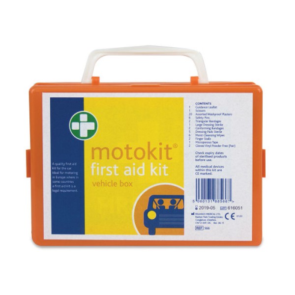 Reliance Motokit First Aid Compact Kit in Orange Case (RL566)