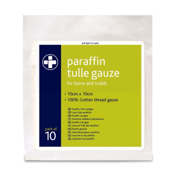 Reliance Paraffin Gauze (Pack of 10) (RL757)