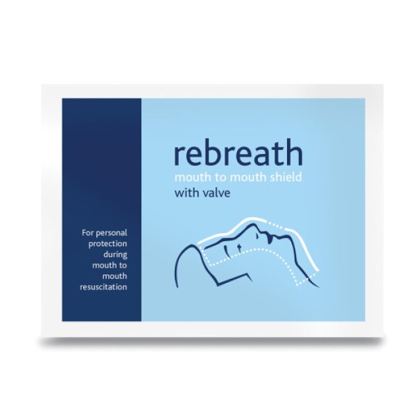 Reliance Rebreath Mouth To Mouth Shield With One-Way Valve (RL850)