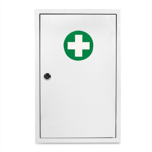 Reliance Sofia Single Metal First Aid Cabinet with Lock White (RL214)