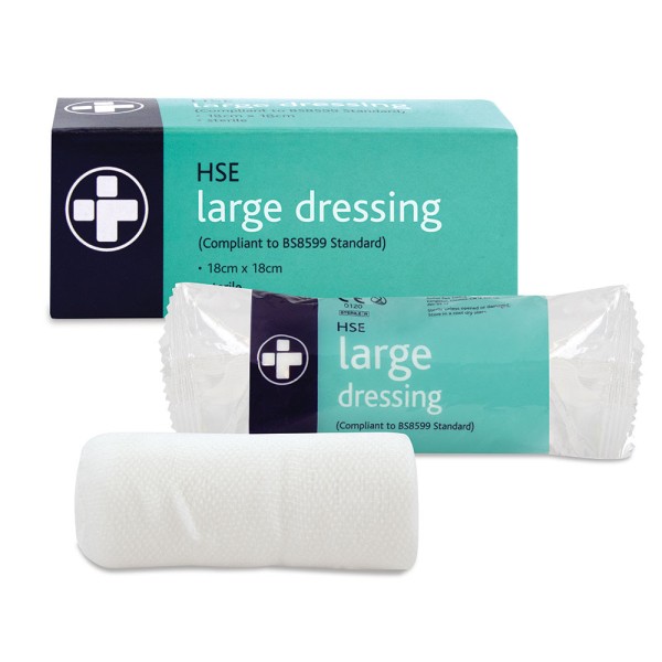 Reliance Sterile HSE Dressing Boxed Large 18cm x 18cm (RL314)