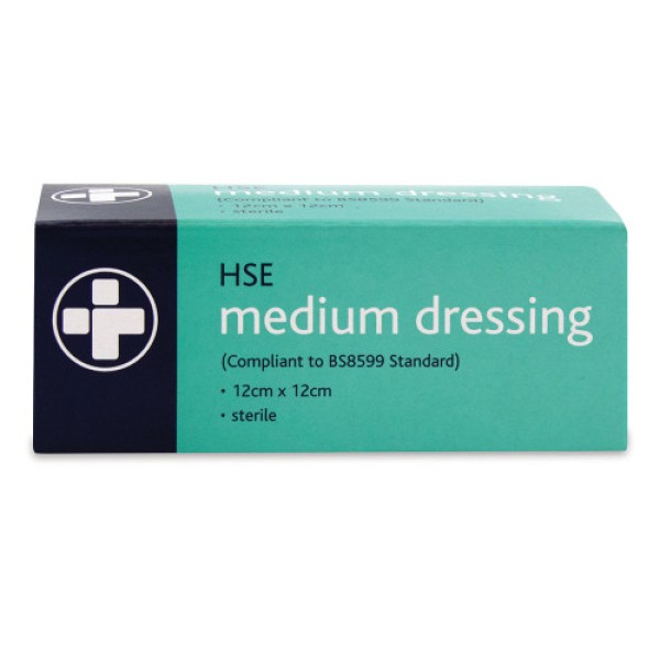 Reliance Sterile HSE Dressing Boxed Medium 12cm x 12cm (RL313)