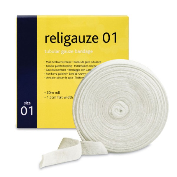 Religauze Elasticated Tubular Gauze Size 01 (1.5cm x 20m) (RL481)