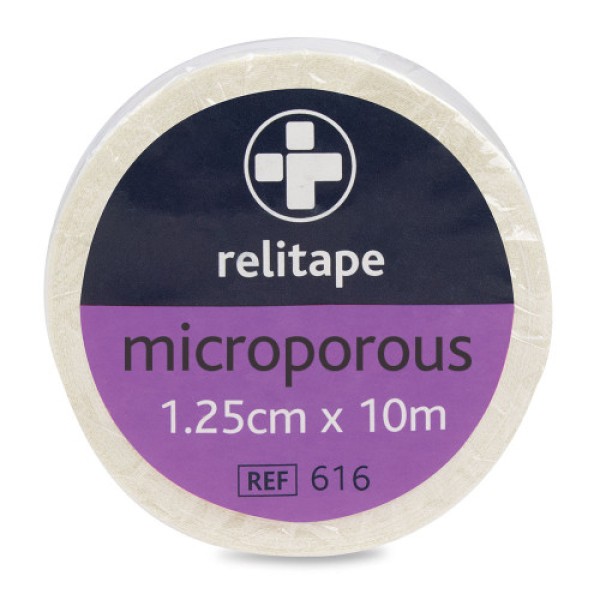 Relitape Microporous Tape (1.25cm x 10m) (RL616)