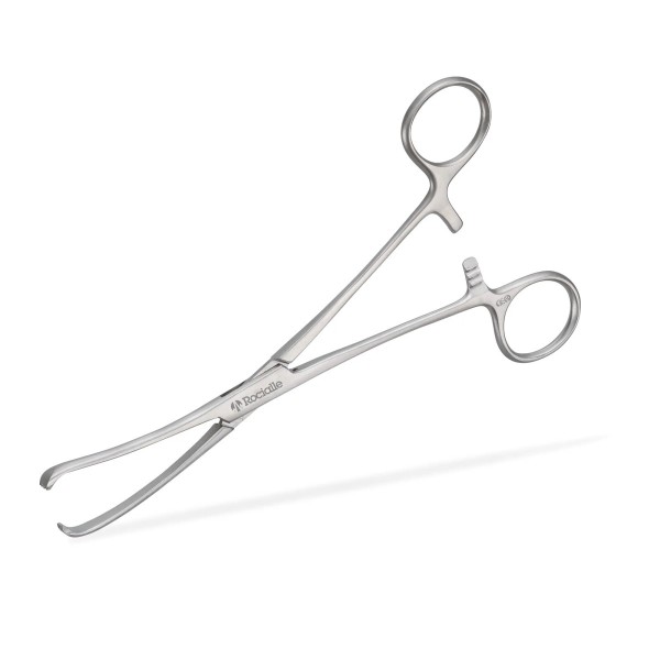 Rocialle Forceps Teales Vulsellum 18cm Uterine Curved Sterile (Pack of 30) (RSPU500-817)