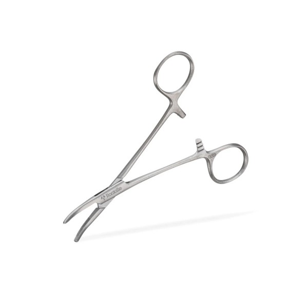 Rocialle Forceps Artery Dunhill Curved 12.8cm (5.12inch) Sterile (Pack of 40) (RSPU500-104) 